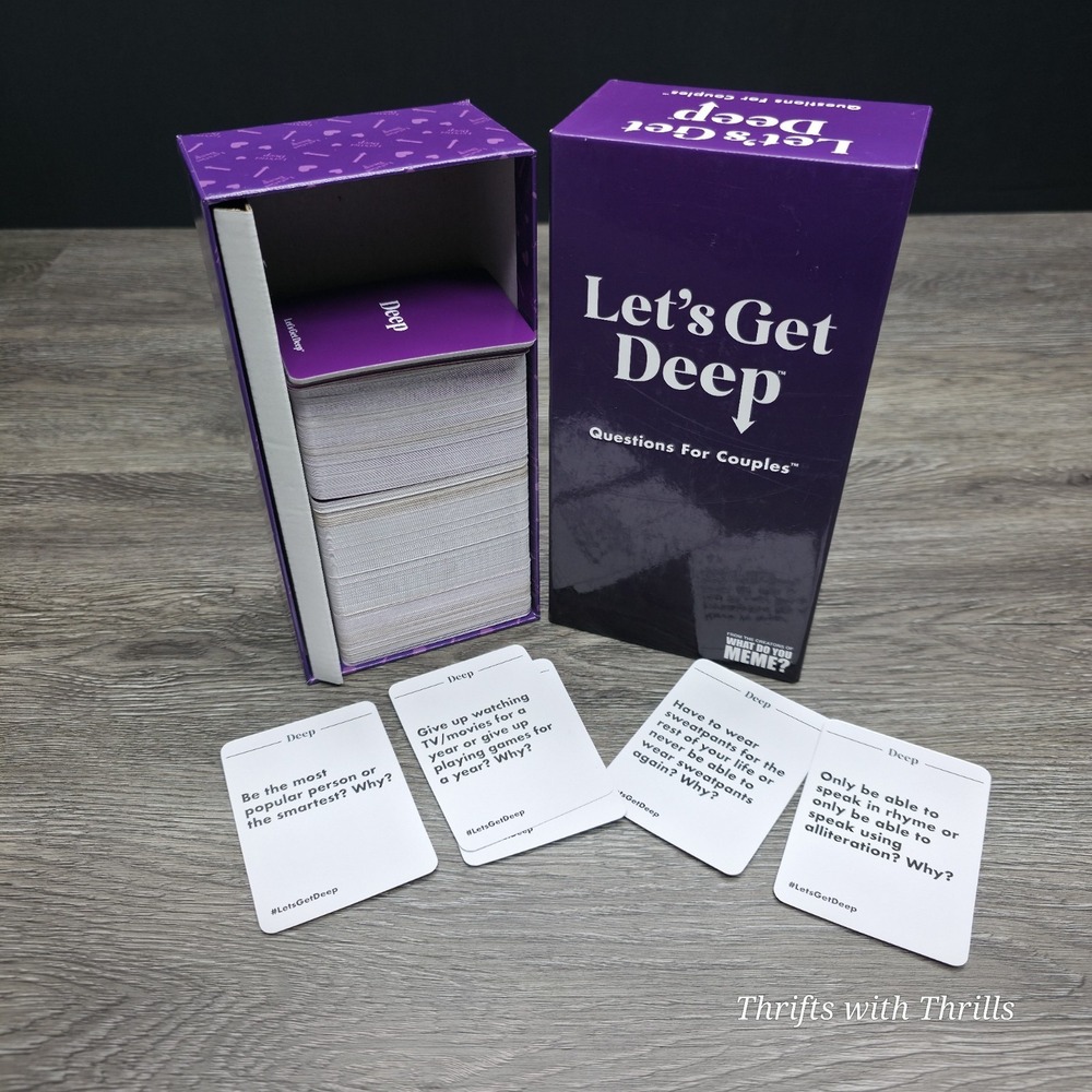 Let's Get Deep - The Adult Party Game for Couples by‎ What Do You Meme?